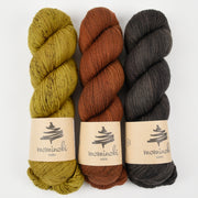 Mominoki Yarn ARTIST'S COFFEE Merino wool Polyamide Fingering Quick Kits