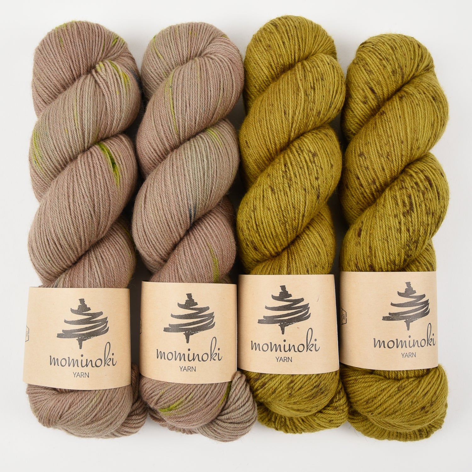 Mominoki Yarn ARTIST'S RETREAT Merino wool Polyamide Fingering Quick Kits