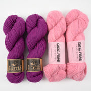 Qing Fibre ASTERIAS PARTY Alpaca Merino wool Silk Mixed Weight Quick Kits