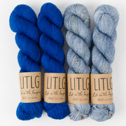Life in The Long Grass ASTRAL WATER Merino wool Fingering Quick Kits