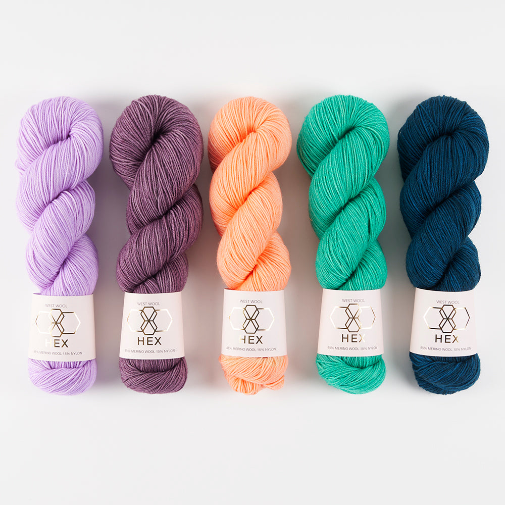 West Wool EXPLORATIVE UNICORN Merino wool Nylon Fingering Quick Kits