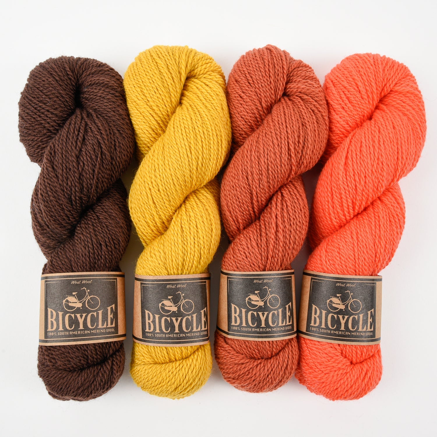West Wool WARM AUTUMN Merino wool Fingering Quick Kits