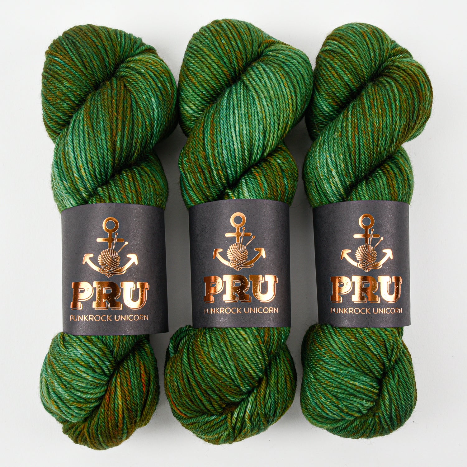 Punk Rock Unicorn SOUL DK - AVOCADO Merino wool Nylon DK Sock green Yarn