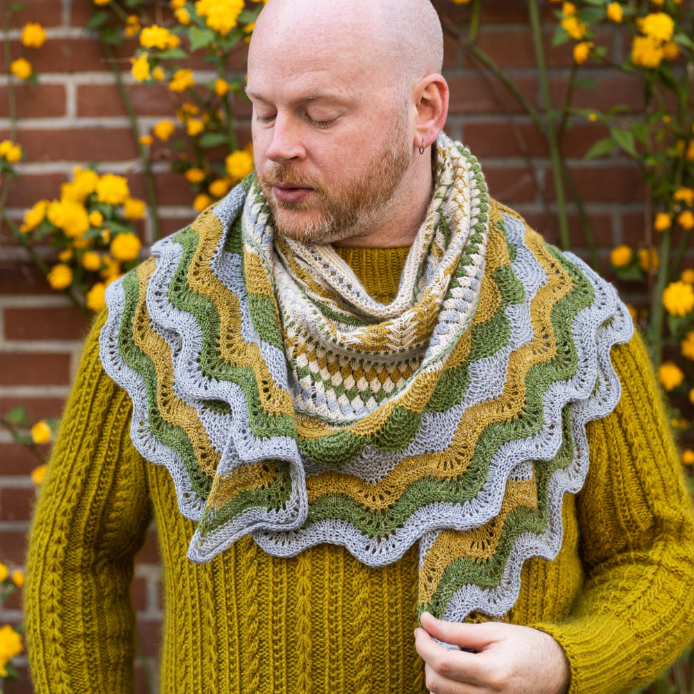ACHIEVEMENT BADGE SHAWL PATTERN