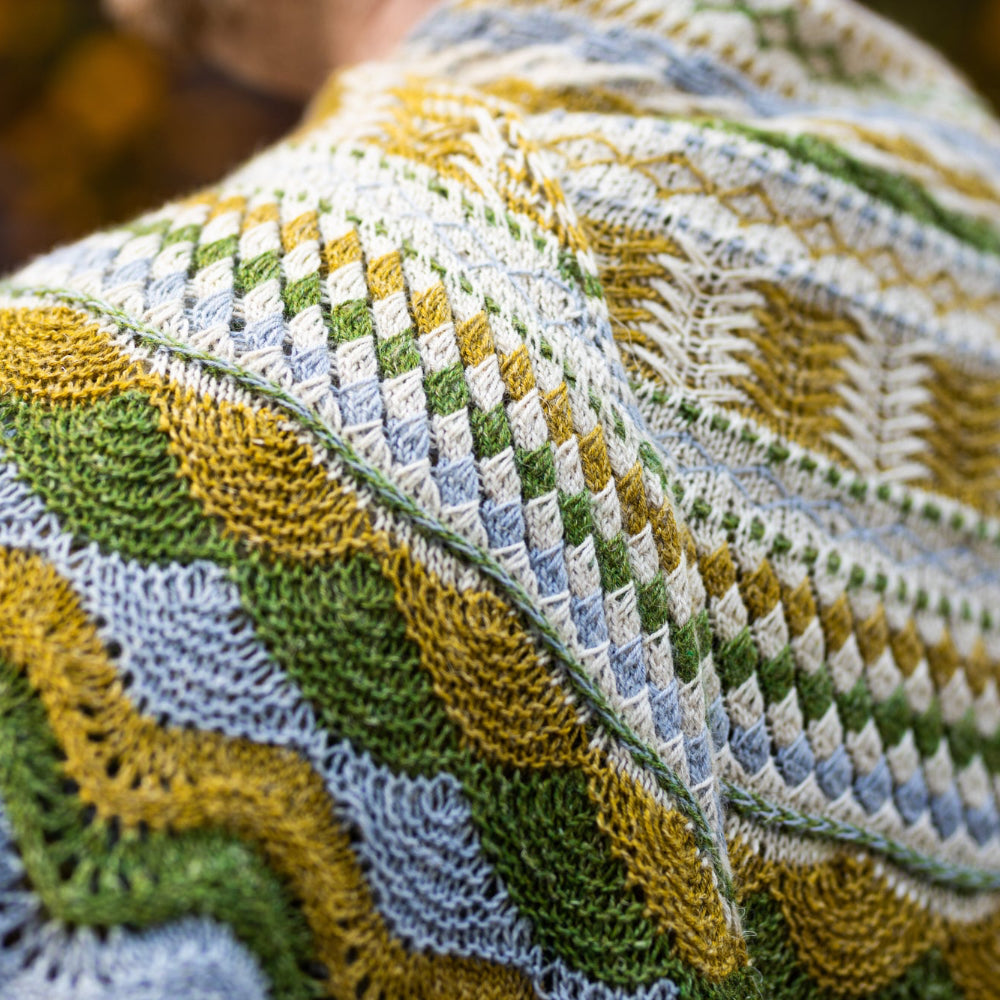 ACHIEVEMENT BADGE SHAWL PATTERN