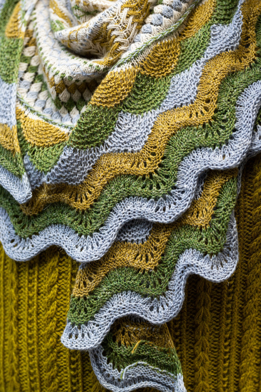 ACHIEVEMENT BADGE SHAWL PATTERN