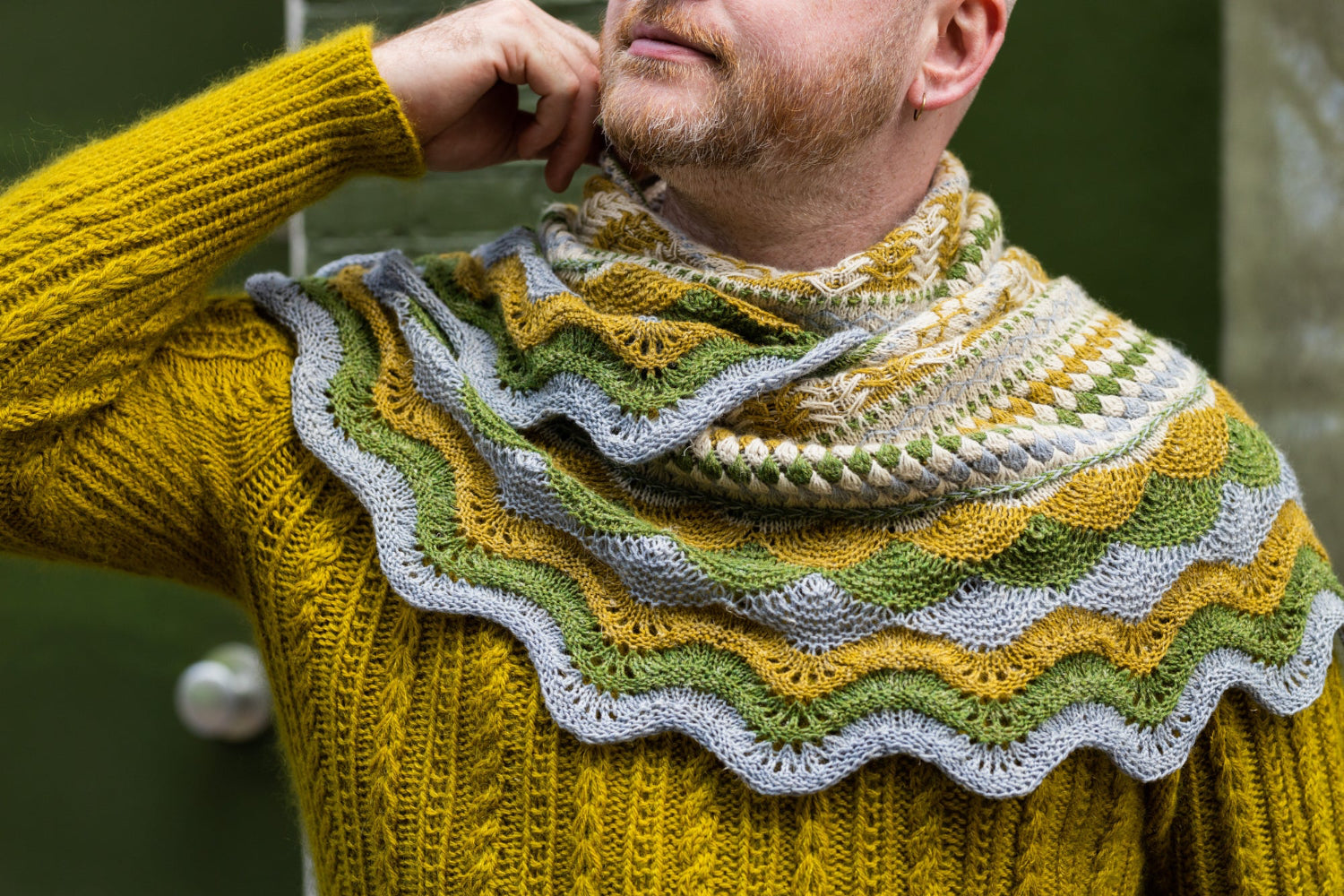 ACHIEVEMENT BADGE SHAWL PATTERN