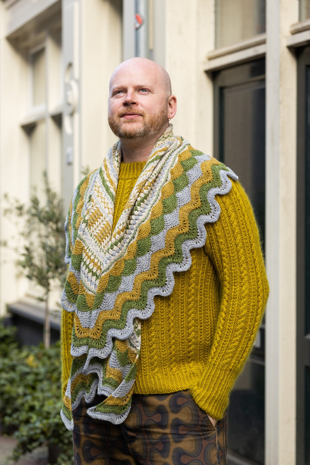 ACHIEVEMENT BADGE SHAWL PATTERN