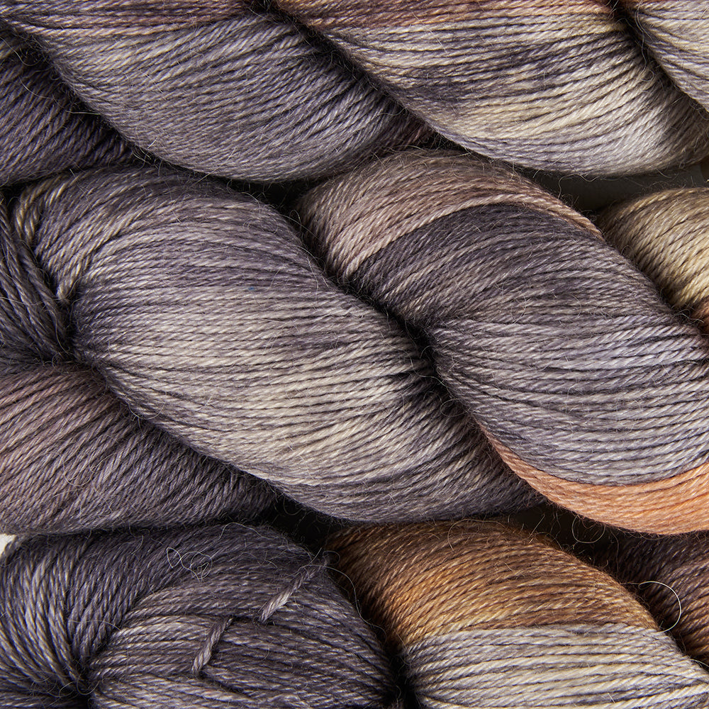 Alpaca Silk Fingering - Night Music on Floating Pavilion