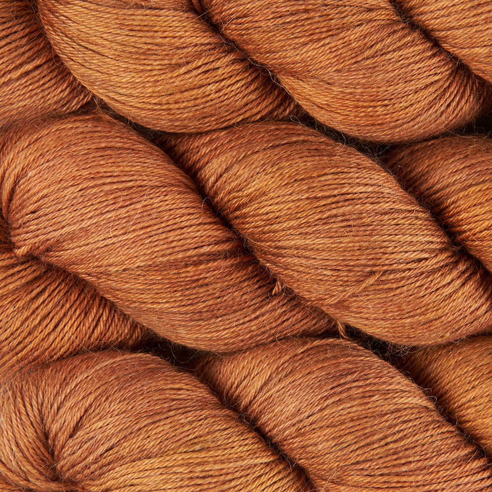 Alpaca Silk Fingering - Rust