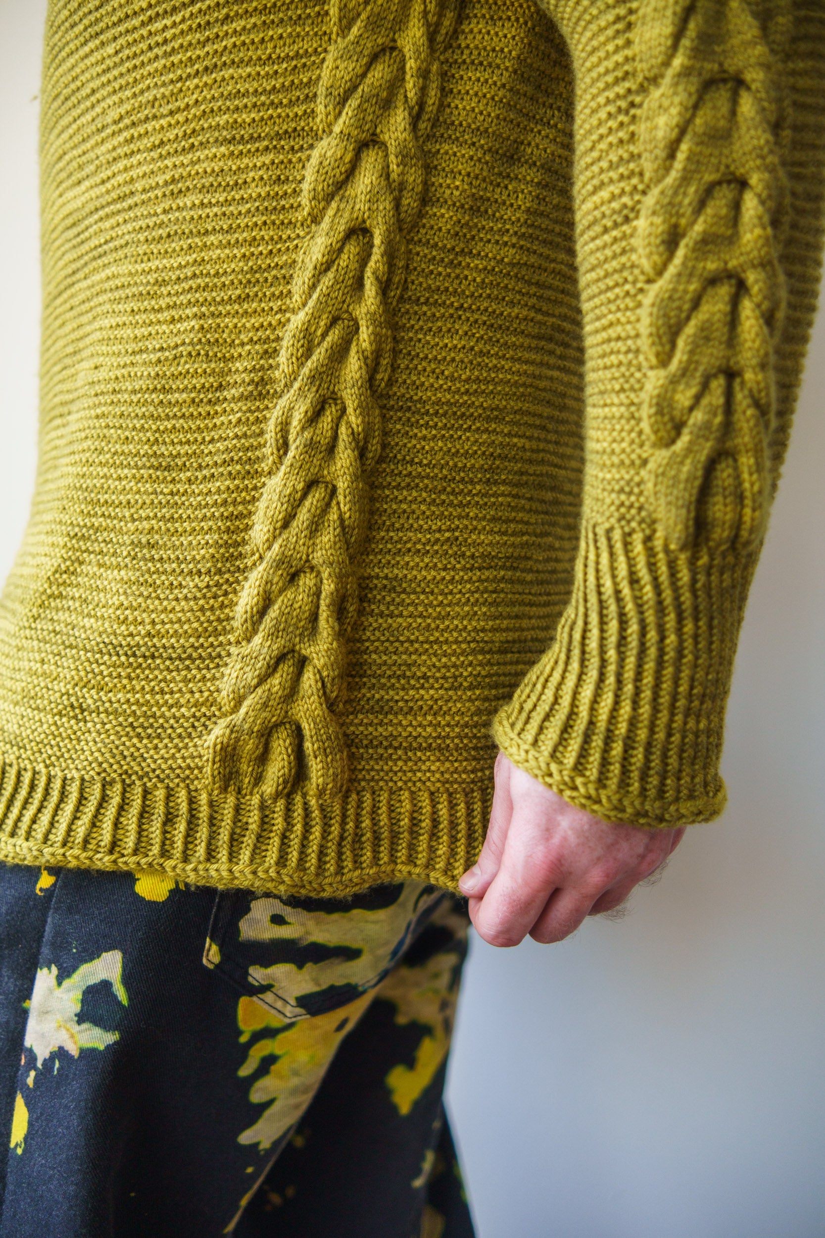 ANTLER SLEEVE SWEATER PATTERN