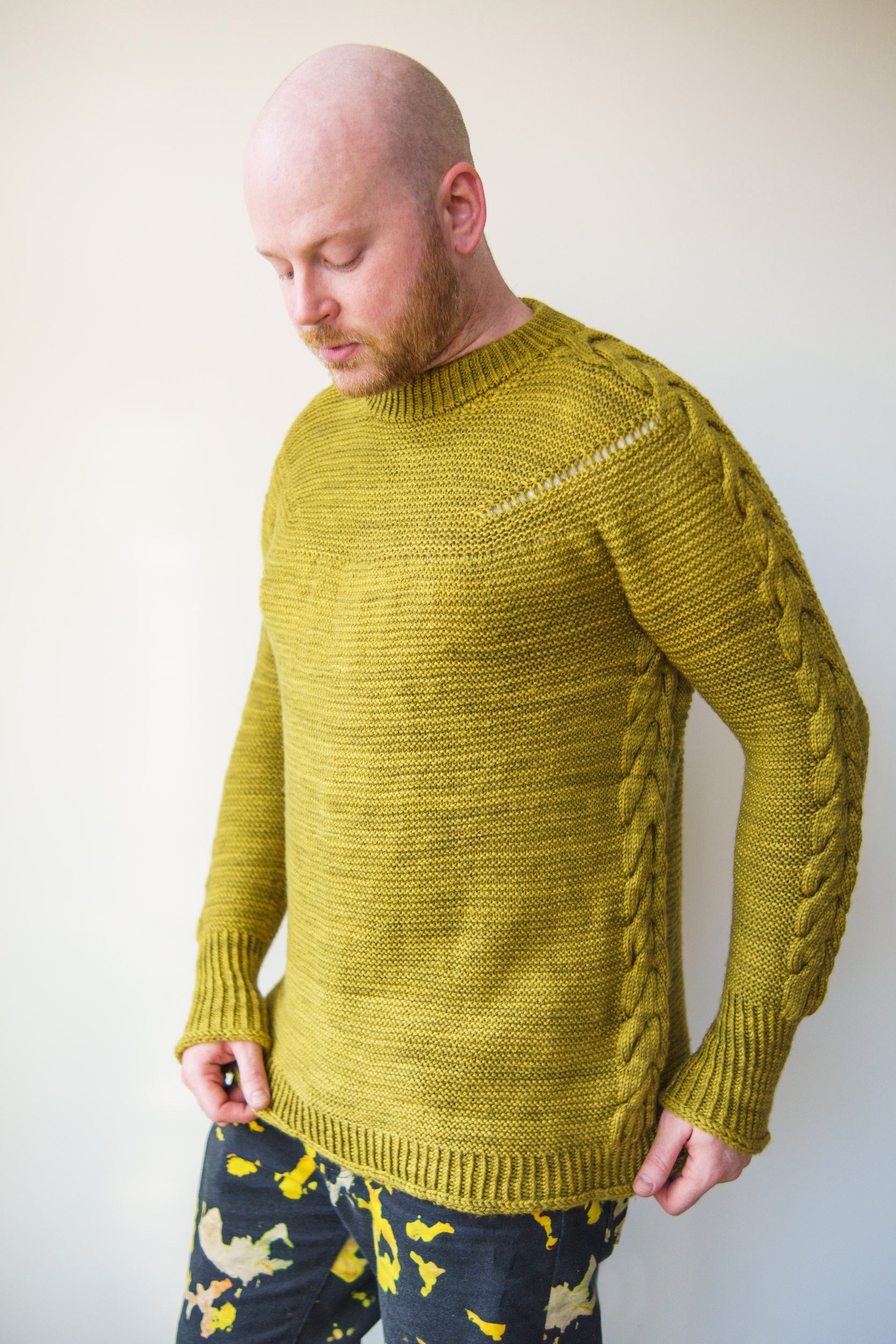 ANTLER SLEEVE SWEATER PATTERN