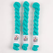 Twisted Ambitions SWEET SOCK MINI - AQUAMARINE turquoise blue Yarn
