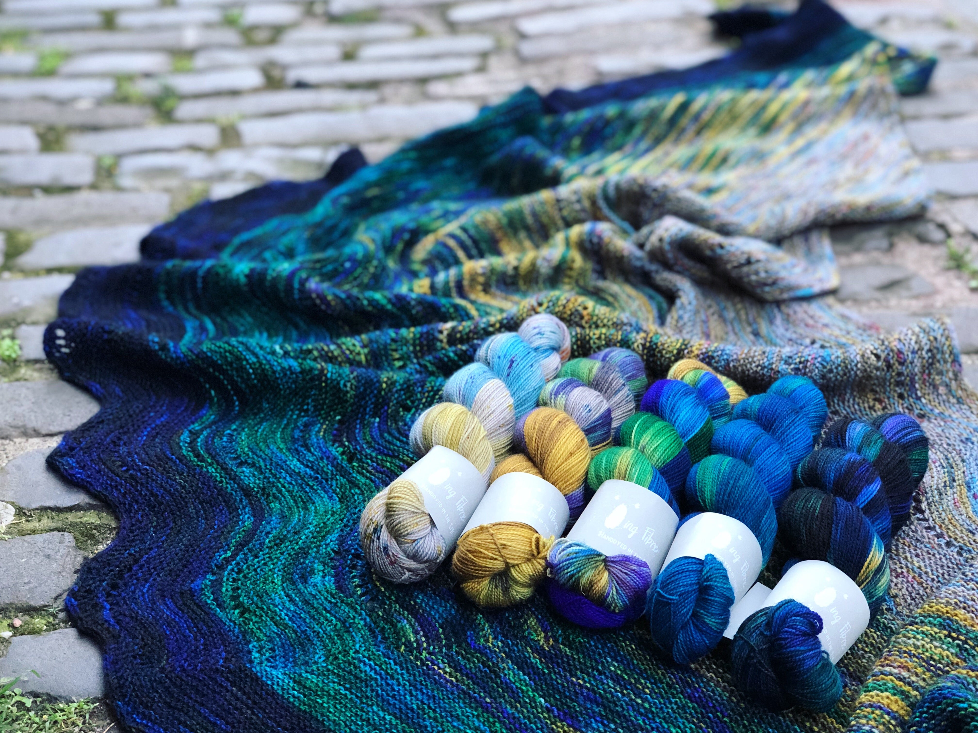 SEA SWELL SHAWL PATTERN