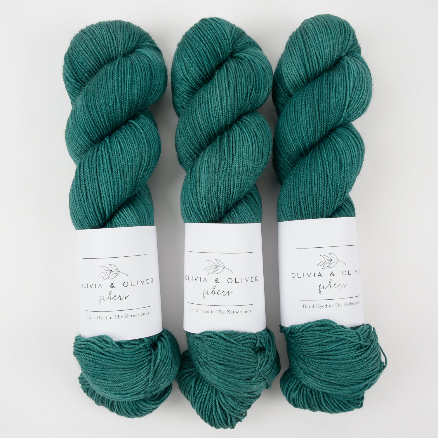 Olivia & Oliver OLIVIA BFL - BALI BFL Wool Blue Faced Leicester Fingering turquoise Yarn