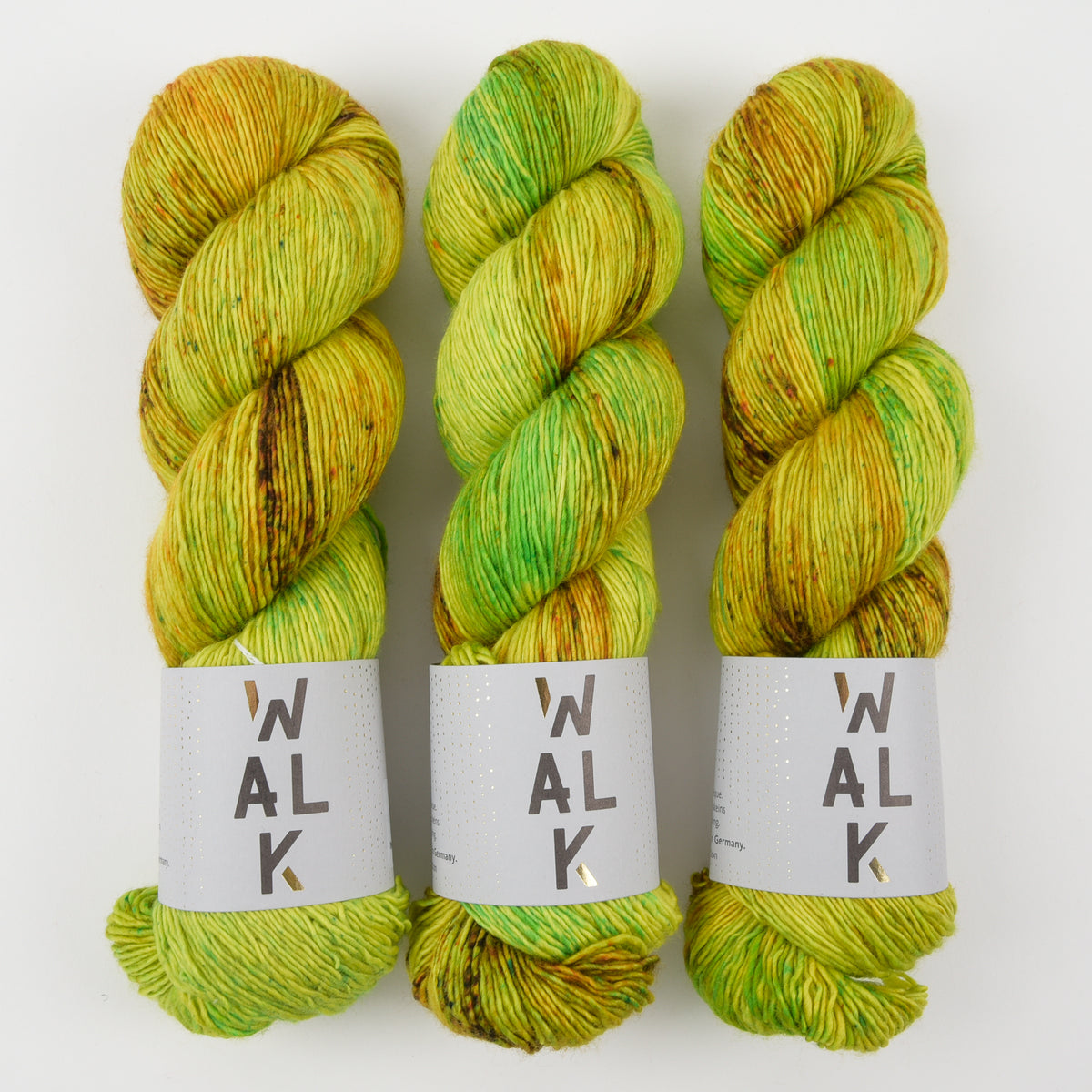 WALK Collection COTTAGE MERINO - BAMBOO Merino wool Fingering green multicolour Yarn