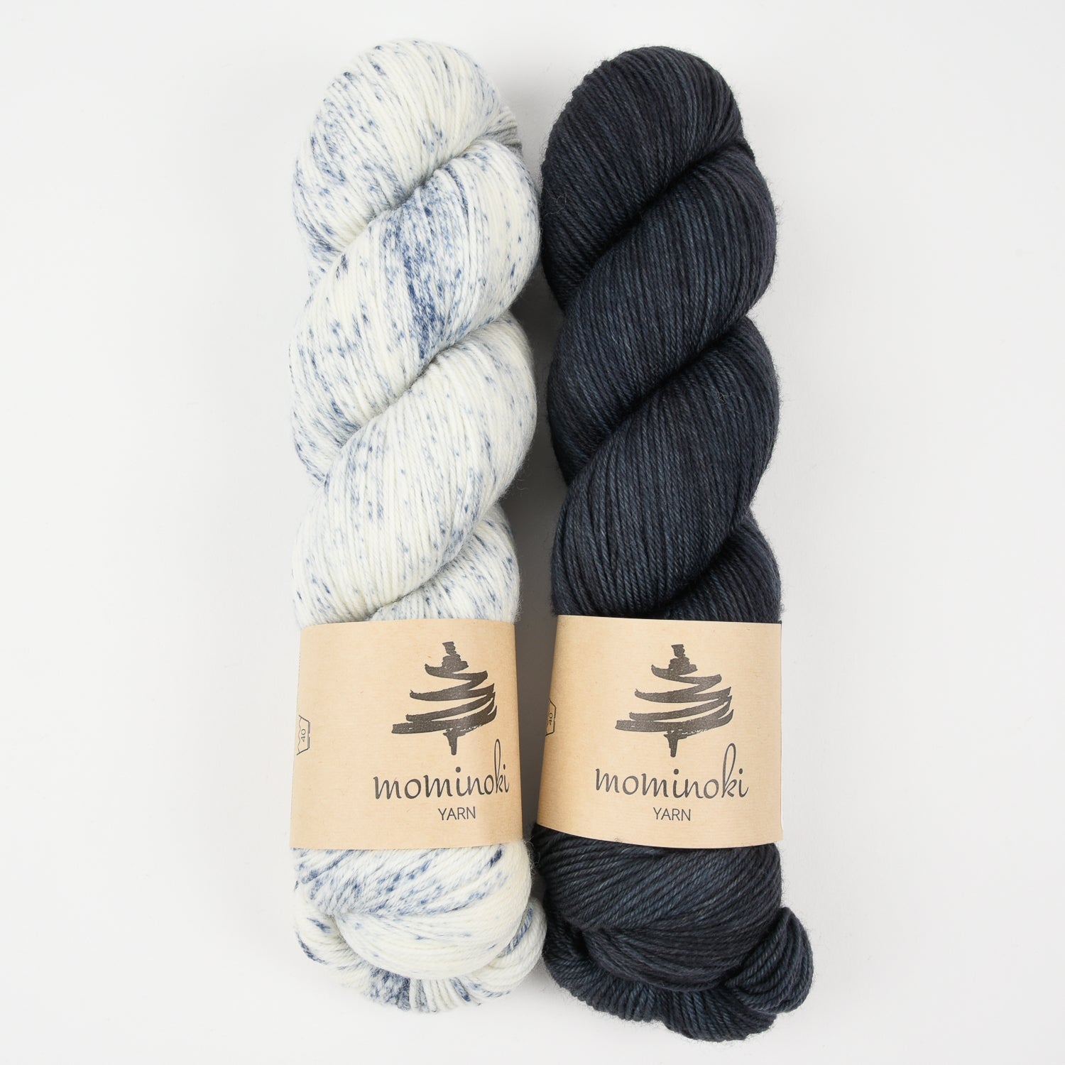 Mominoki Yarn BEAUTIFULLY BLUE Merino wool Polyamide Fingering Quick Kits