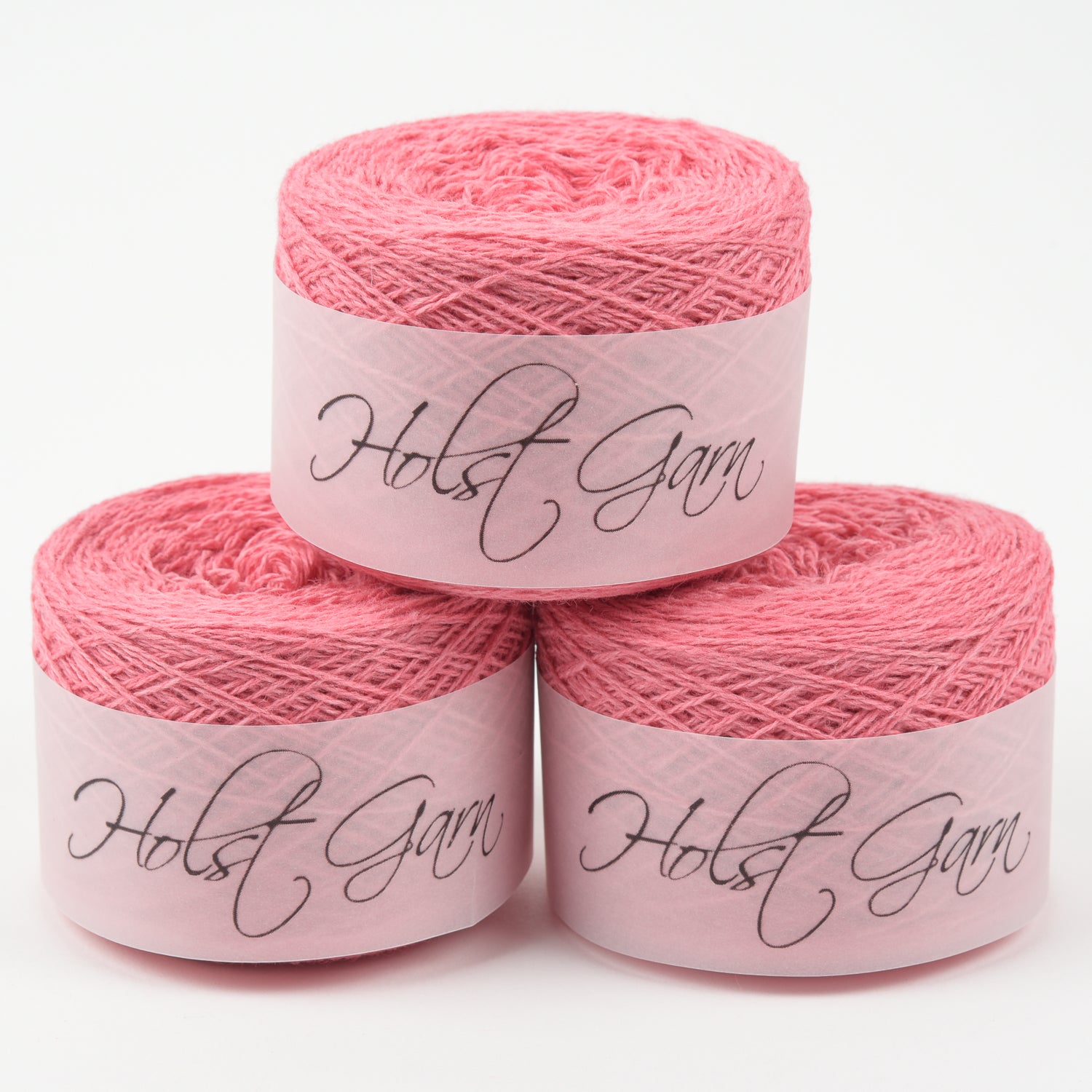 Holst Garn COAST - BEGONIA Lambs Wool Cotton Light Fingering pink coral Yarn