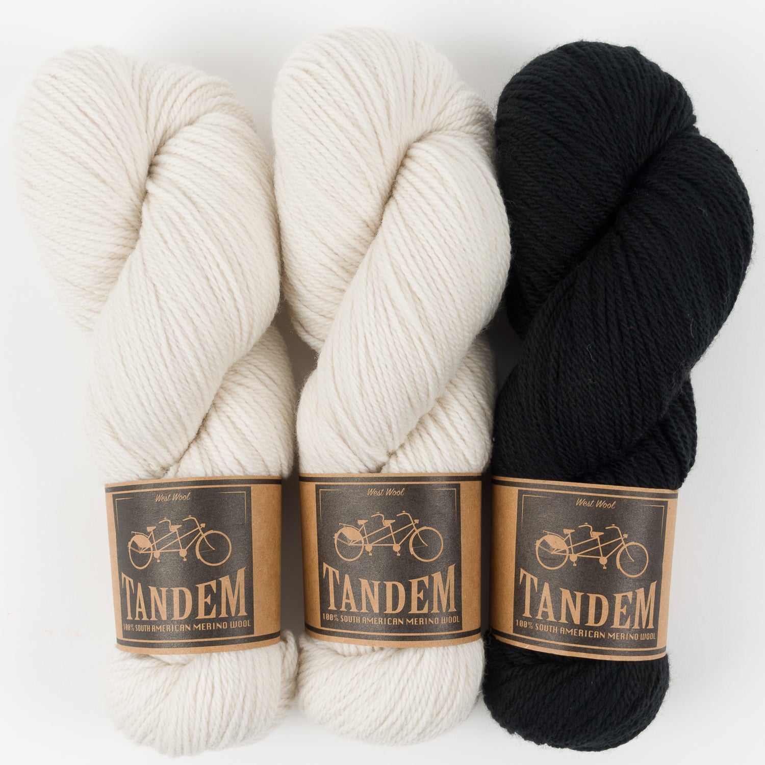 West Wool BIRCH CHARCOAL Merino wool DK Quick Kits