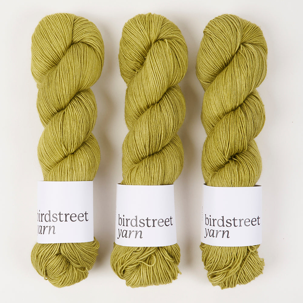 Birdstreet Yarn BIRDSTREET BFL - MOJITO BFL Wool Blue Faced Leicester Nylon Fingering green Yarn