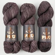 Punk Rock Unicorn SOUL DK - BLACK GOLD Merino wool Nylon DK Sock brown grey Yarn