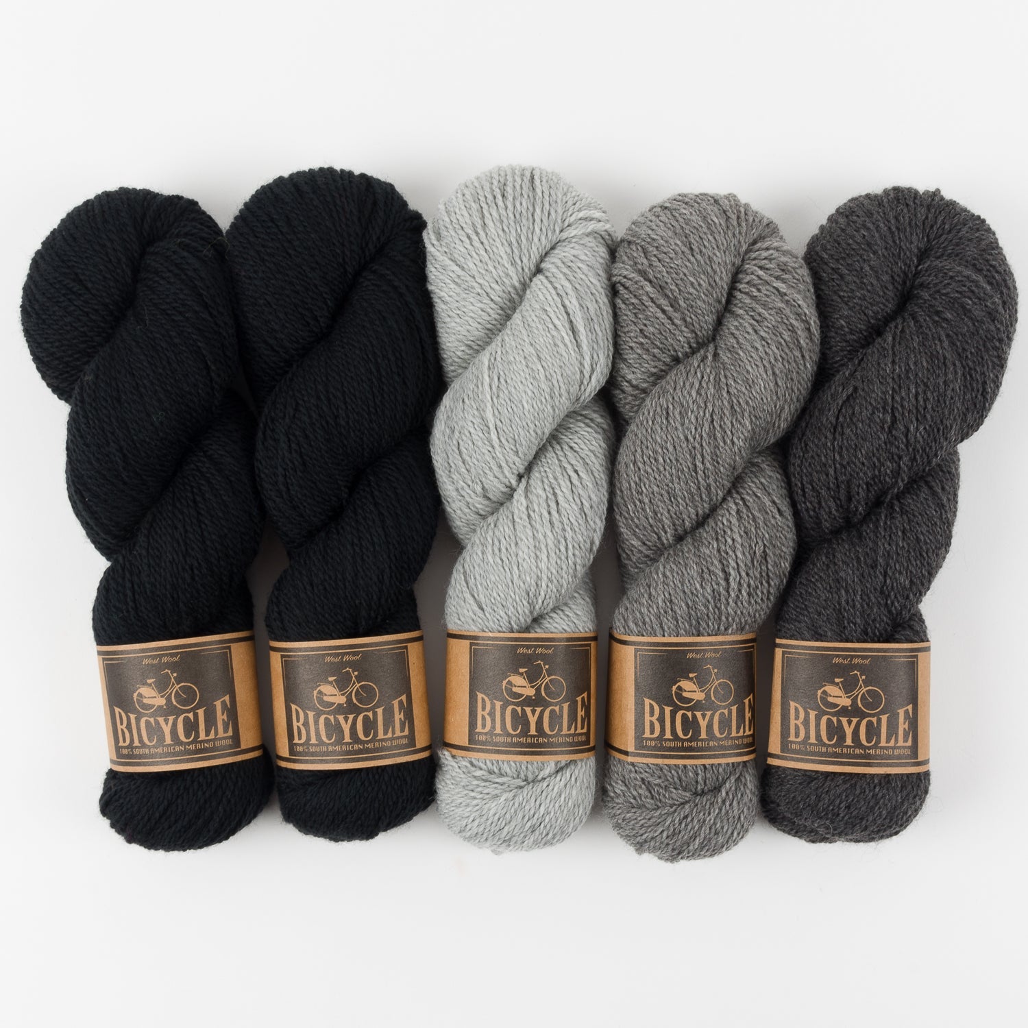 West Wool MESSY SKETCH Merino wool Fingering Quick Kits