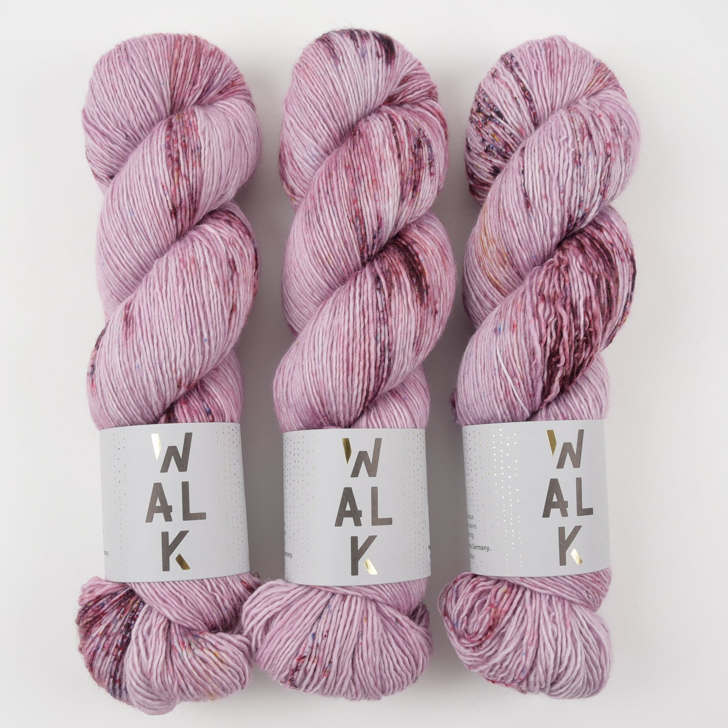 WALK Collection COTTAGE MERINO - BLUEBERRY MILKSHAKE Merino wool Fingering pink Yarn