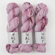 WALK Collection COTTAGE MERINO - BLUEBERRY MILKSHAKE Merino wool Fingering pink Yarn