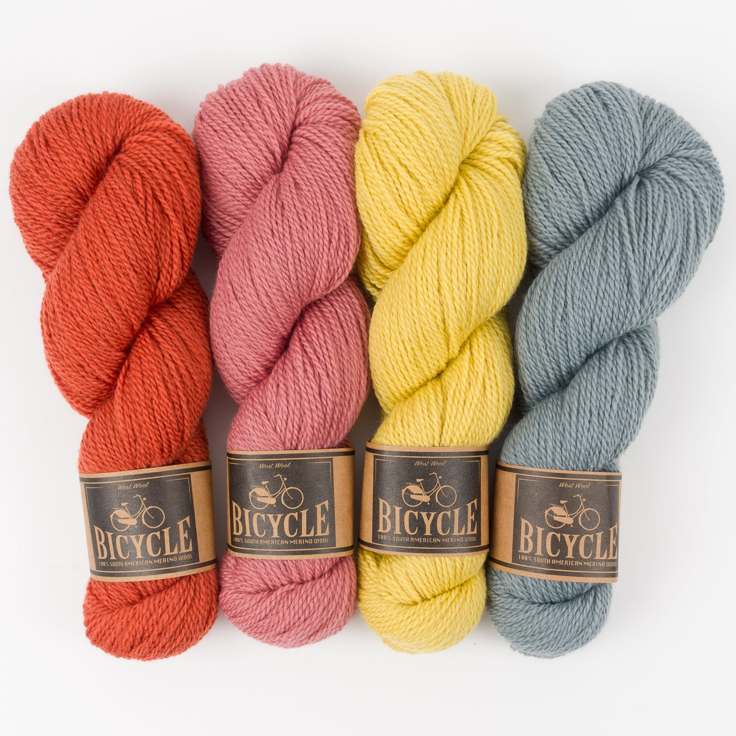 West Wool BLUE BUTTER Merino wool Fingering Quick Kits