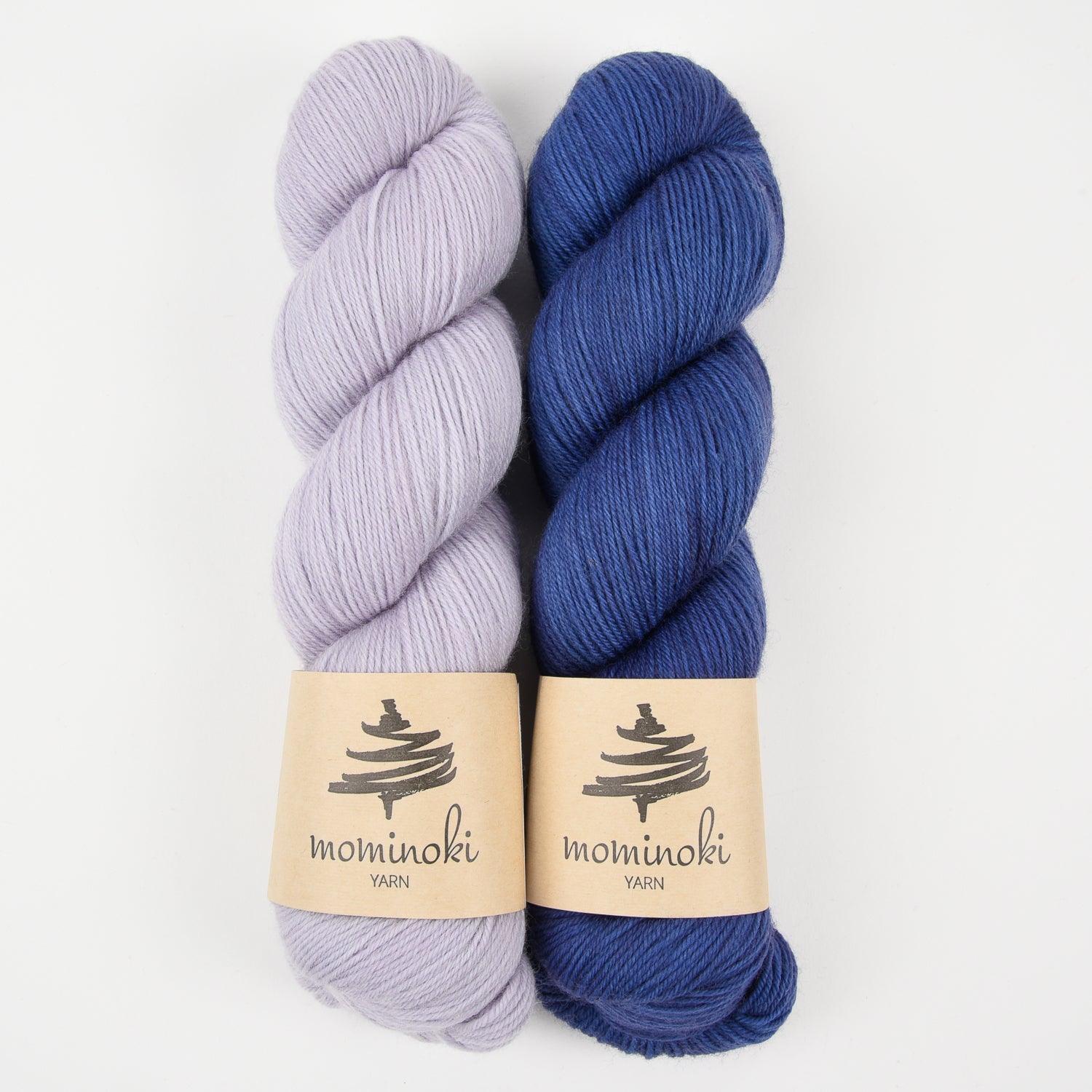 Mominoki Yarn BLUE PRINCESS Merino wool Polyamide Fingering Quick Kits