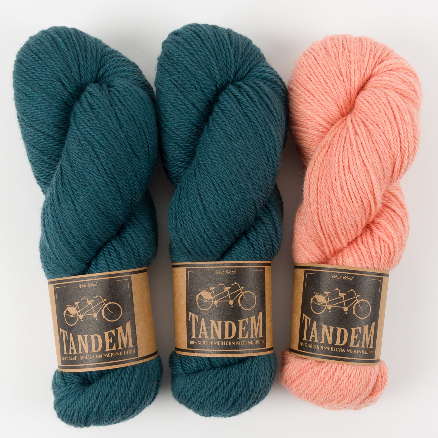 West Wool BLUE STARFISH Merino wool DK Quick Kits