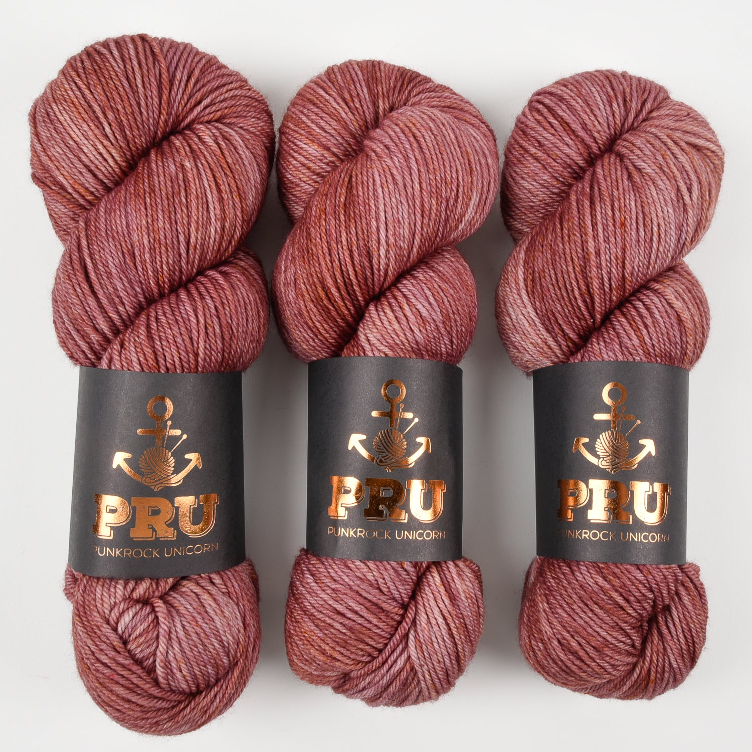 Punk Rock Unicorn SOUL DK - BOUDOIR Merino wool Nylon DK Sock red Yarn