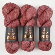 Punk Rock Unicorn SOUL DK - BOUDOIR Merino wool Nylon DK Sock red Yarn