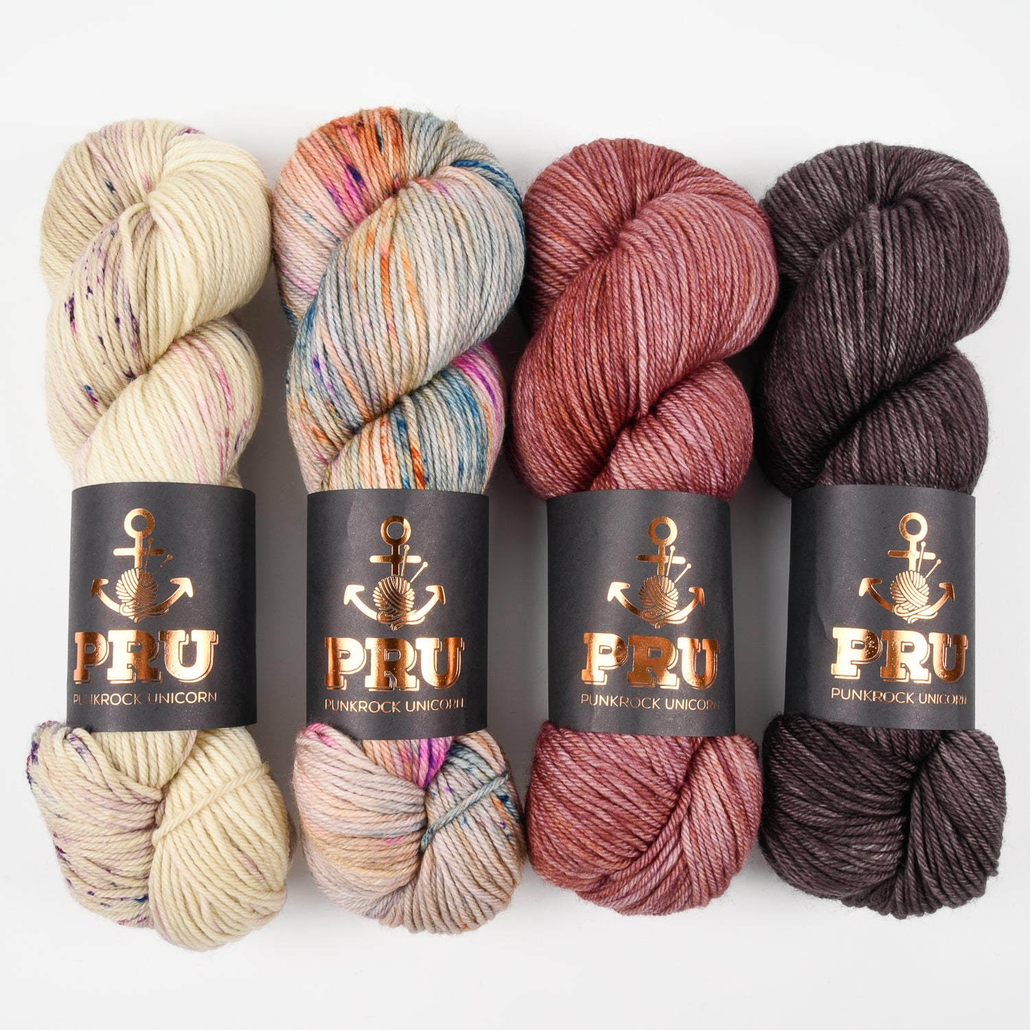 Punk Rock Unicorn BREAKFAST IN THE BOUDOIR Merino wool Nylon Fingering Quick Kits