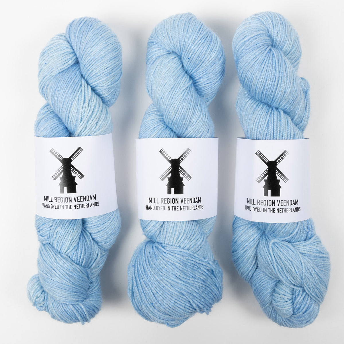 Bresni's Wool BRESNI'S MERINO - BLUE DIAMOND Merino wool Nylon Fingering blue Yarn