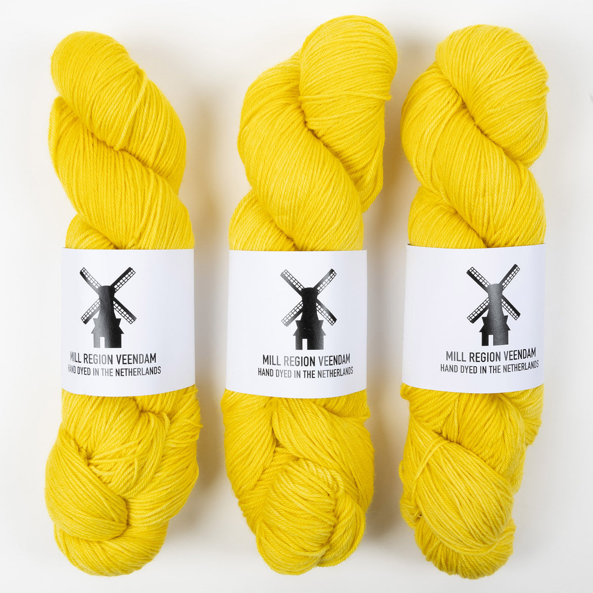 Bresni's Wool BRESNI'S MERINO - DUTCH MASTER Merino wool Nylon Fingering yellow Yarn