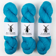 Bresni's Wool BRESNI'S MERINO - ZAND EN ZEE Merino wool Nylon Fingering blue turquoise Yarn