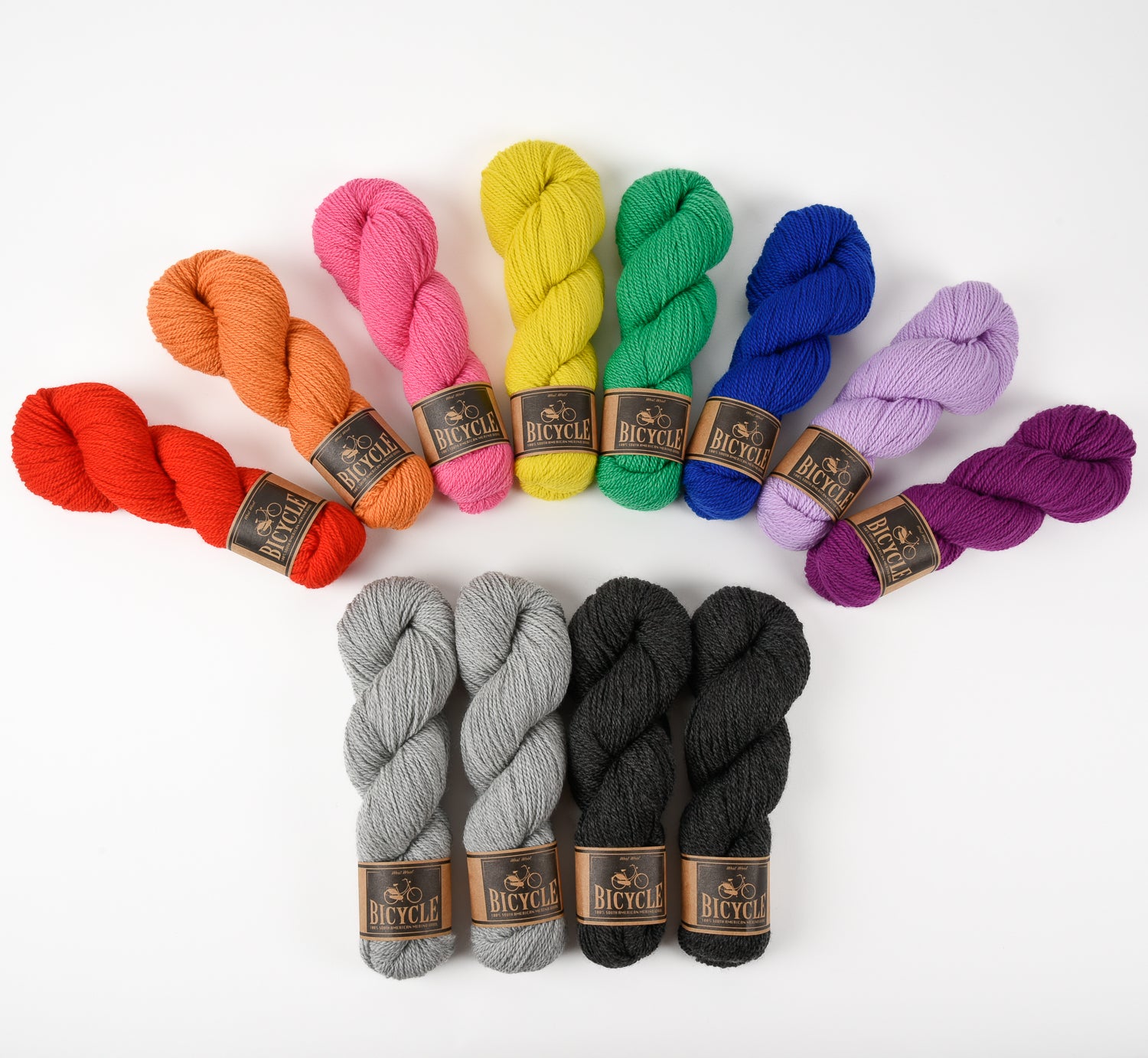 West Wool BUBBLES & BRIOCHE - BRIGHT BUBBLES Merino wool Fingering Westknits Kits