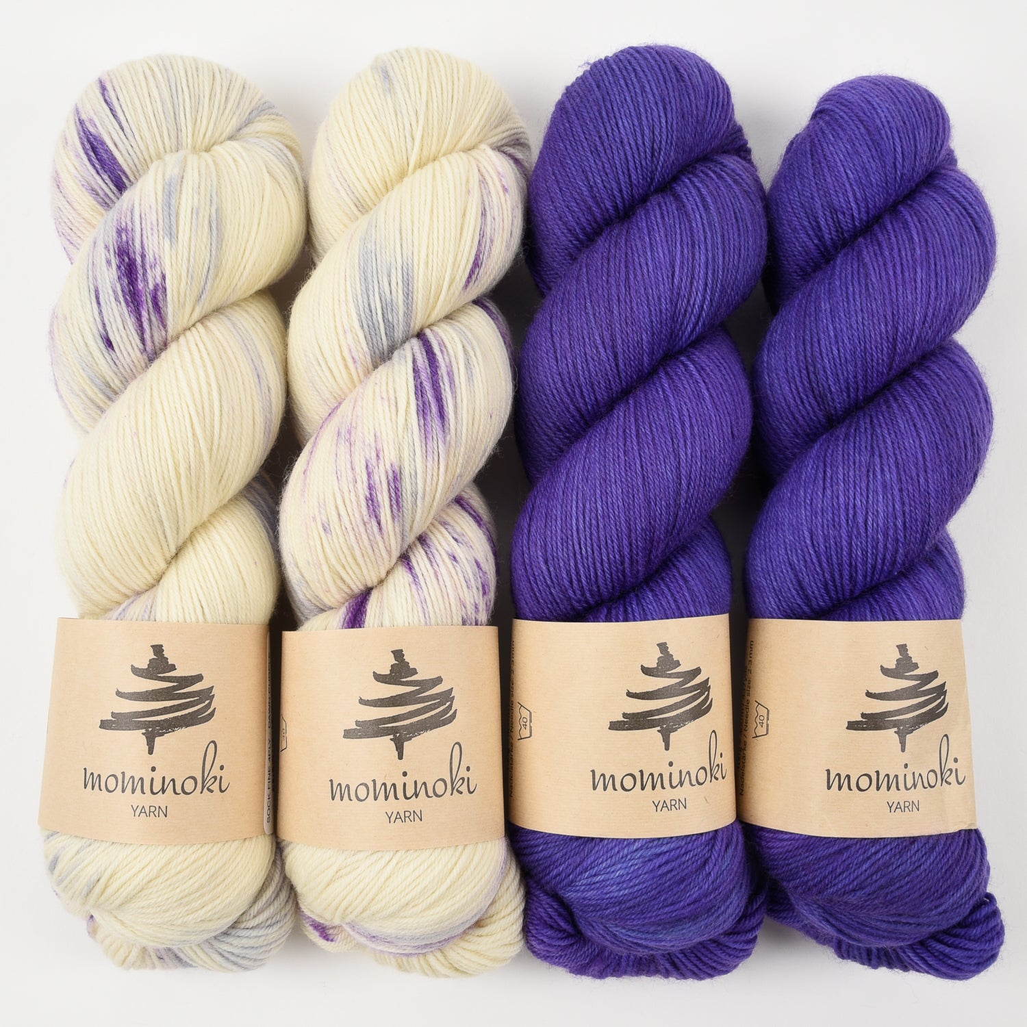 Mominoki Yarn BRILLIANT DAWN Merino wool Polyamide Fingering Quick Kits