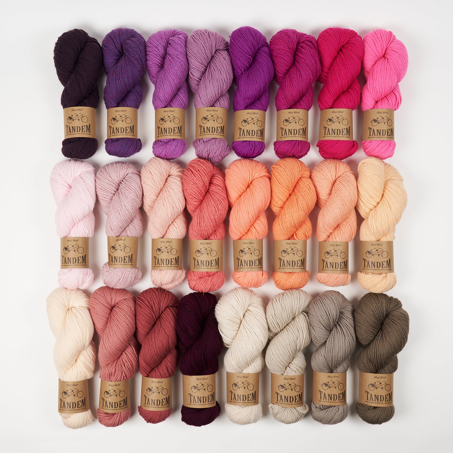 West Wool BRIORIPPLE BLANKET - MAGIC PEARL Merino wool DK multicolour Westknits Kits