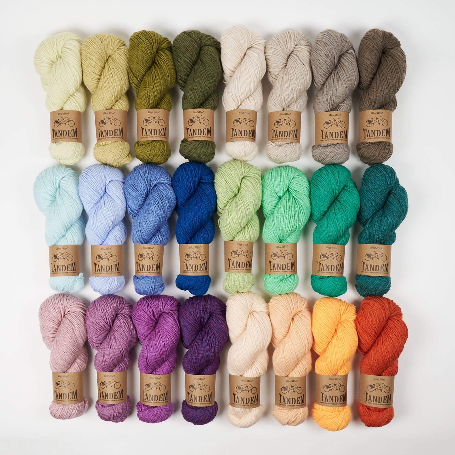 West Wool BRIORIPPLE BLANKET - RIVER BLOSSOMS Merino wool DK multicolour Westknits Kits