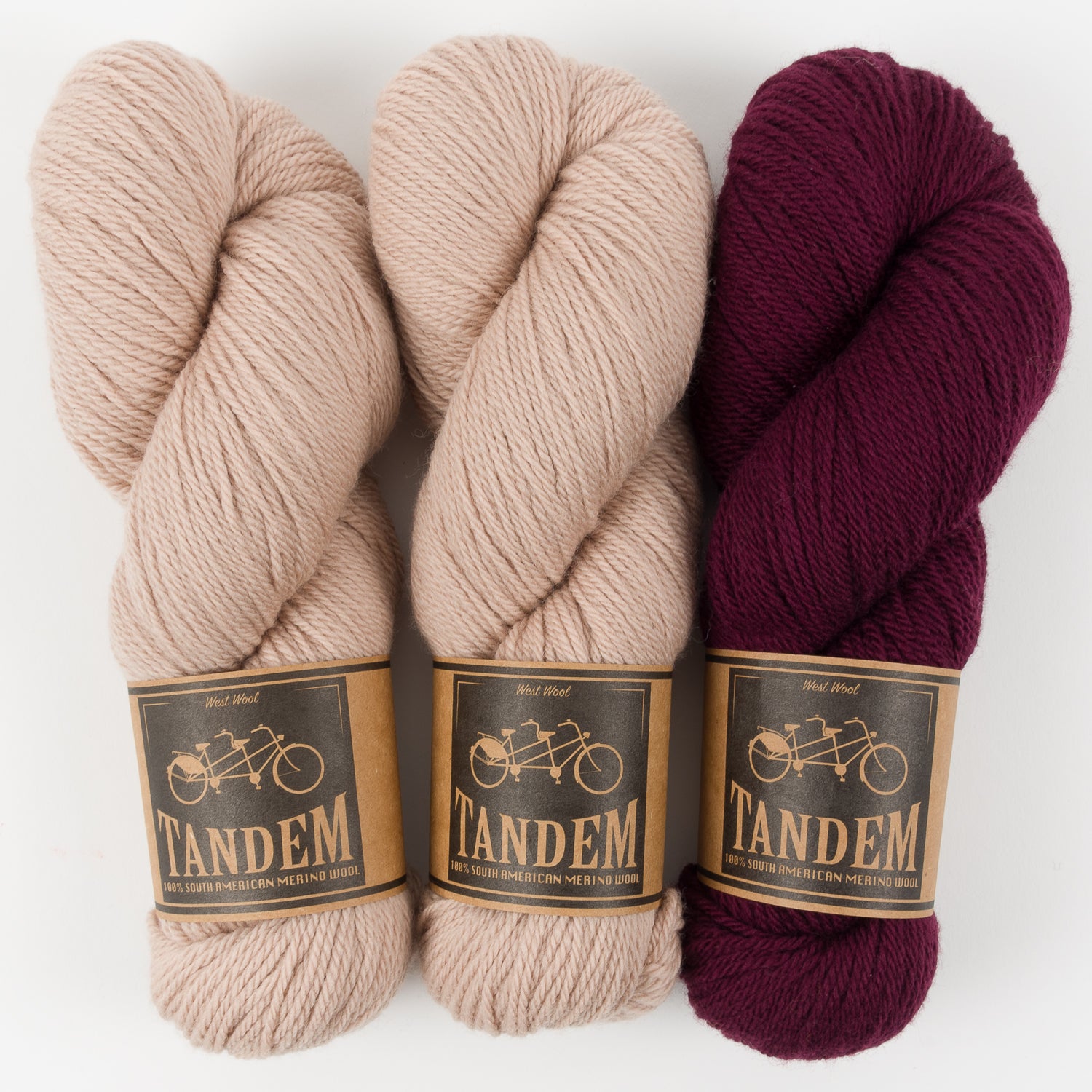 West Wool BROWN CORDUROY Merino wool DK Quick Kits