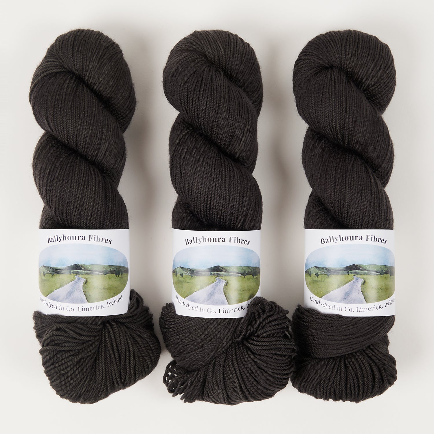 Ballyhoura Fibres 4PLY SOCK - CANOPY Merino wool Nylon Fingering brown Yarn