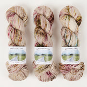Ballyhoura Fibres 4PLY SOCK - FIBRE FRIENDS Merino wool Nylon Fingering cream multicolour beige Yarn