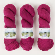 Ballyhoura Fibres 4PLY SOCK - FOXGLOVE Merino wool Nylon Fingering fuchsia Yarn