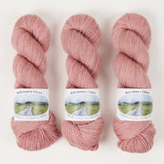 Ballyhoura Fibres 4PLY SOCK - ROSE QUARTZ Merino wool Nylon Fingering pink Yarn