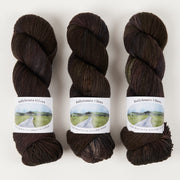Ballyhoura Fibres 4PLY SOCK - THE LONG ROOM Merino wool Nylon Fingering brown Yarn