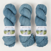 Ballyhoura Fibres 4PLY SOCK - WILD ATLANTIC WAY Merino wool Nylon Fingering blue Yarn
