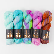 Punk Rock Unicorn BEACH DAY OUTFIT Merino wool Nylon Fingering Quick Kits