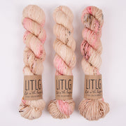 Life in The Long Grass LITLG DK TWIST - BEACHCOMBER Merino wool DK pink Yarn